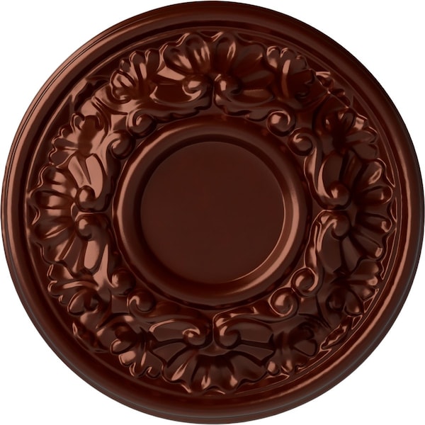 Ekena Millwork Odessa Ceiling Medallion (Fits Canopies up to 2 1/2"), 7 1/2"OD x 1 1/8"P, Antique Copper CM07ODACS - main